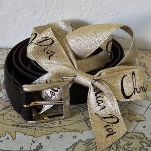 Christian Dior split‎ leather belt size 40